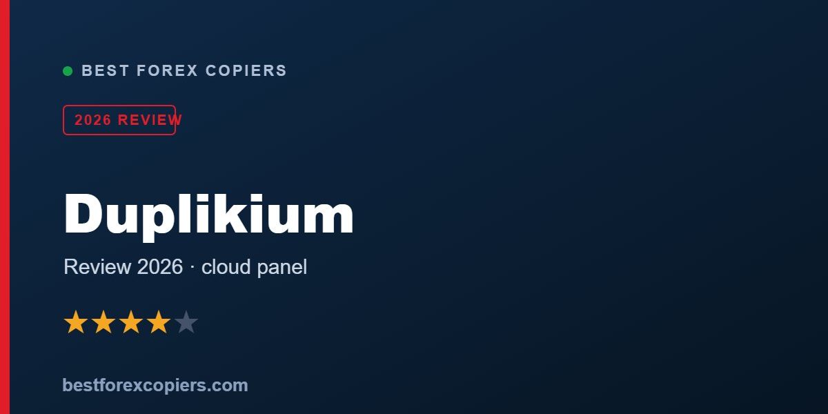 Duplikium cloud trade copier 2026 review banner