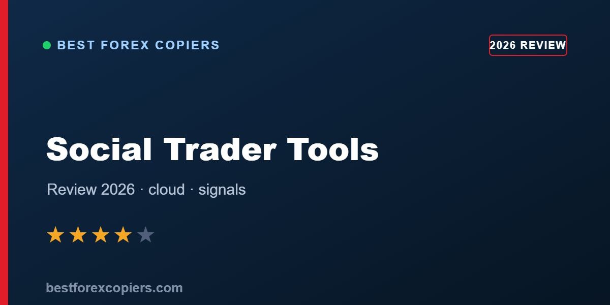 Social Trader Tools review 2026 banner - cloud MT4 and MT5 forex trade copier